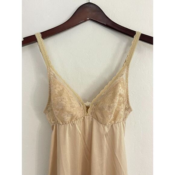 St Michael Vintage Nightgown UK size 40 Measures an XS Long Lace Babydoll - Picture 2 of 10